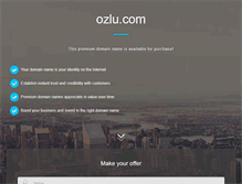 Tablet Screenshot of ozlu.com